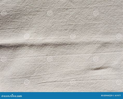 Off White Fabric Texture Background Stock Image Image Of Crease