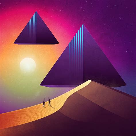 james white s psychedelically smooth sci fi landscapes are out of this world futuristic