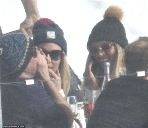 The Other Blonde Pictured With Prince William In Verbier Daily Mail