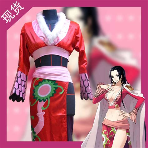 One Piece Anime Cosplay Halloween Cos Boa Hancock Female Cartoon Cheongsam Costumes Buy At The