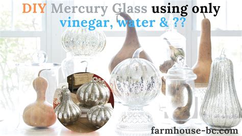 Diy Mercury Glass With Vinegar Water And Spray Paint Super Easy And
