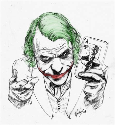 How to make free fire joker pencil outline sketch step by step full video for beginners The Joker Comic Drawing at GetDrawings | Free download