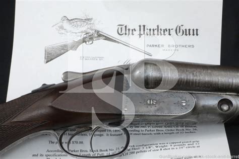Parker Brothers NH Grade Hammerless 10 GA SXS Double Shotgun 1890