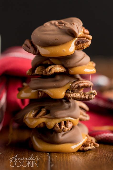 You could swap out your mini marshmallows in this recipe (i used kraft) with a vegetarian or vegan alternative though, and that would solve the problem. Kraft Caramel Turtles Recipe / Mixed-Up Caramel Turtles | Recipe | Just desserts, Dessert ...
