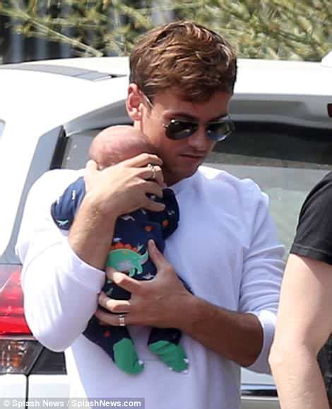 tom daley husband son tom daley celebrates 3rd anniversary with