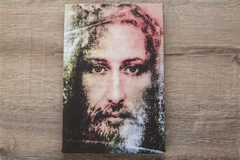 The Shroud Of Turin Jesus Christ Real Face Canvas Print Etsy