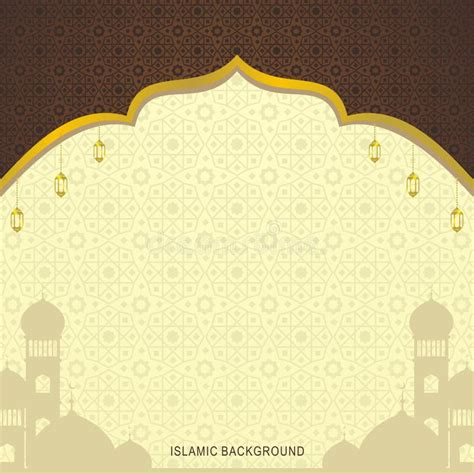 Abstract Background With Traditional Arabic Ornament Islamic