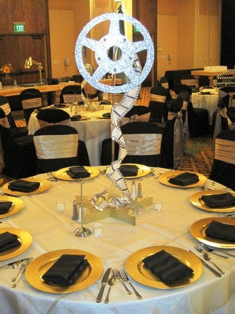 Film Reel Centerpieces Hollywood Party Theme Hollywood Theme Party