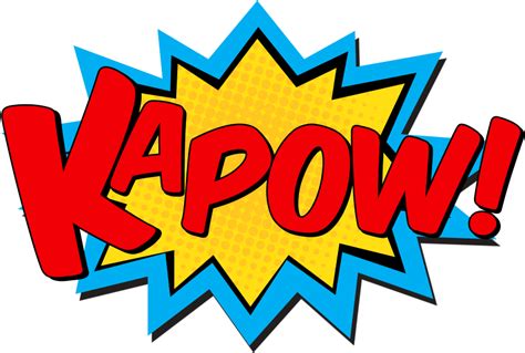 Download Word Svg Superhero Power Superhero Pop Art Png Full Size