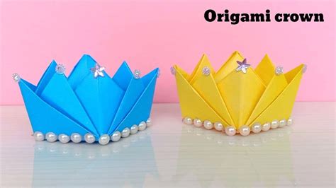 How To Make A Paper Crown Origami Crown Paper Crown Easy Paper
