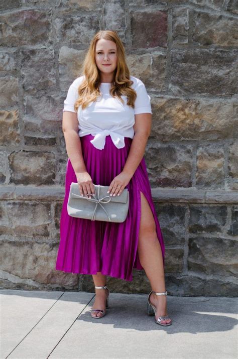 Pleated Skirts Setting Intentions Full Figure Fashion Plus Size