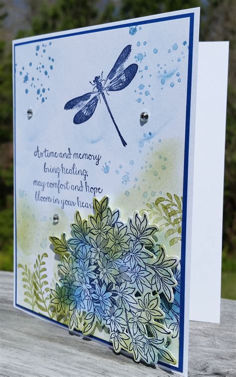 Handmade Sympathy Card Kit Stampin Up Awesomely Etsy