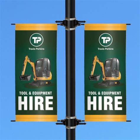 Premium Printed Lamppost Banners And Brackets Discount Displays