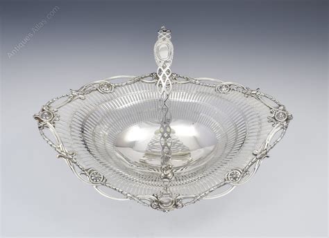 Antiques Atlas Large Edwardian Silver Bread Basket George Fox