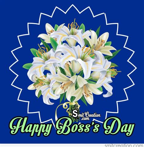 Happy Bosss Day Flower