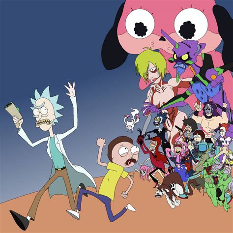 Rick And Morty Anime Dimension By Shinjitoo On Deviantart