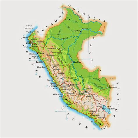 Mapas GeogrÁficos Do Peru Geografia Total™