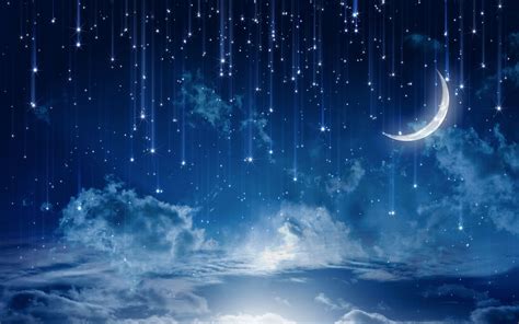 Moon And Stars Backgrounds Wallpaper Cave