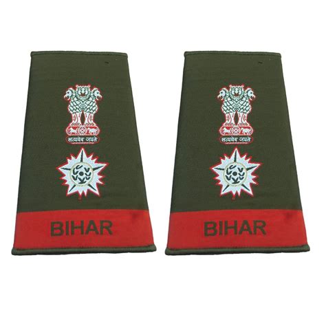 Indian Army Rank Epaulettes Bihar Regiment At Rs 30000 Military
