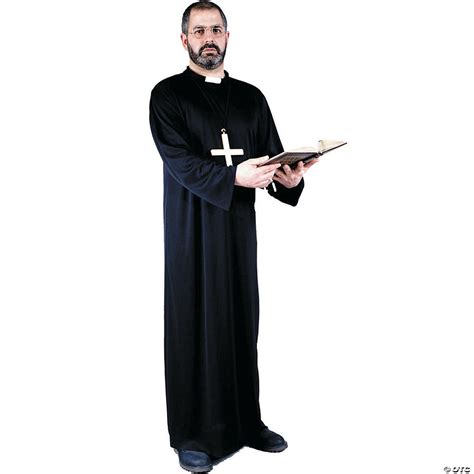 Mens Plus Size Priest Costume Halloween Express