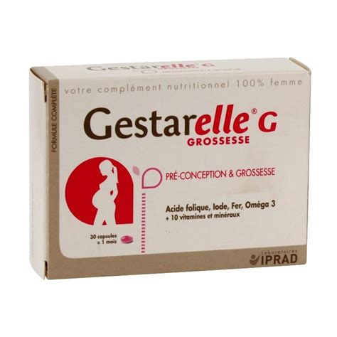 Gestarelle G Grossesse 30 Capsules Pharmacie De Lorris