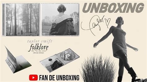 Taylor Swift Folklore Deluxe Edition Cd Unboxing Youtube