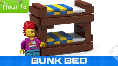 How To Make A Lego Bunk Bed Basic Moc Youtube