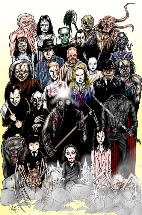 Most popular horror titles genre: Classic Monsters 2 by wallyjunior on DeviantArt