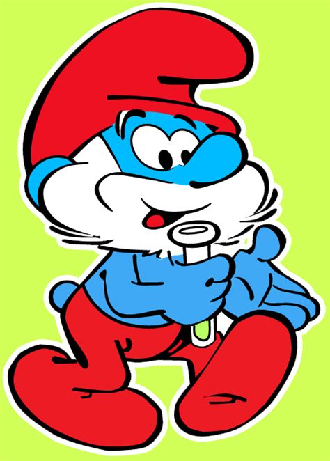 How To Draw Papa Smurf From The Smurfs With Easy Step By Step Drawing
