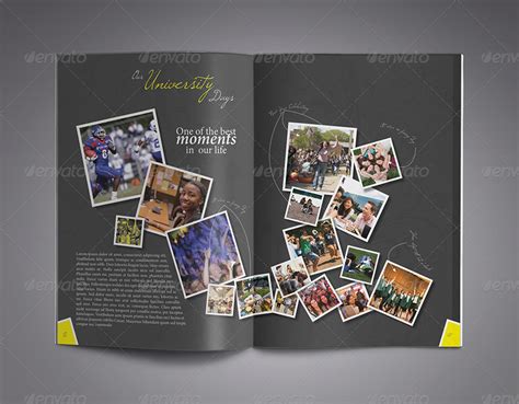 Modern Yearbook Template Print Templates Graphicriver
