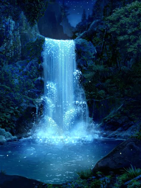 Anime Waterfall Wallpapers Top Free Anime Waterfall Backgrounds