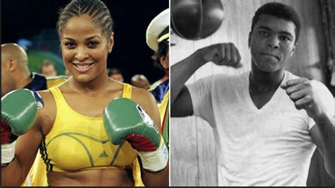 Boxer Laila And Her Father Muhammad Ali Marca English