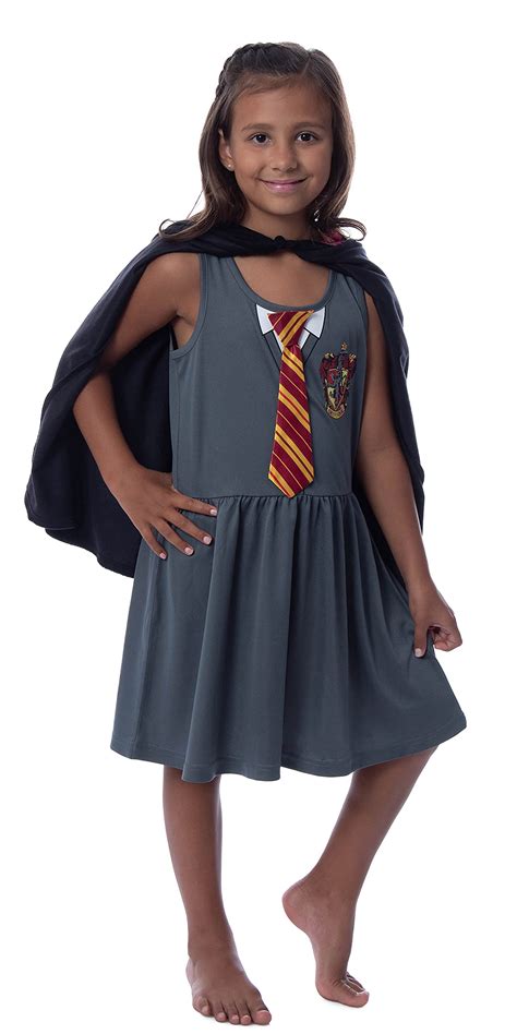 Buy Harry Potter Girls Gryffindor House Costume Nightgown Pajama Dress