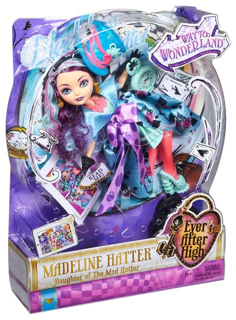 Ever After High Way Too Wonderland Madeline Hatter Doll Toys And Games Ever After