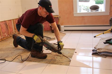Removing Ceramic Tile Floor From Plywood Flooring Site