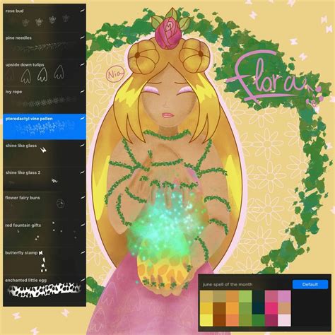 Winx Club Save The First Dance Formal Flora Procreate Brush Etsy UK