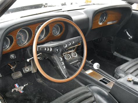 Automobile 1969 Mustang Boss 429 Wimbledon White With Black Interior