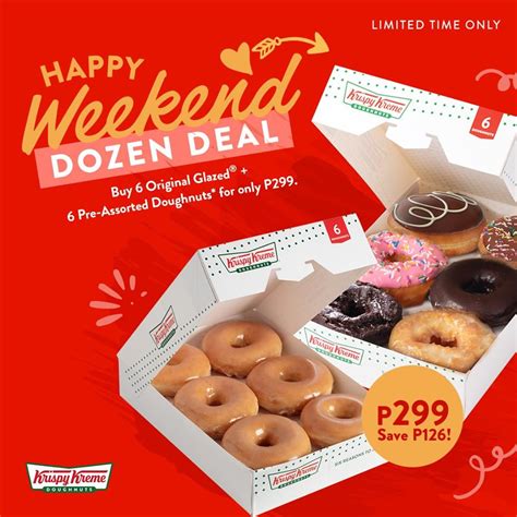 Manila Shopper Krispy Kreme Weekend Dozen Deal Promo Feb 28 Mar 1 2020