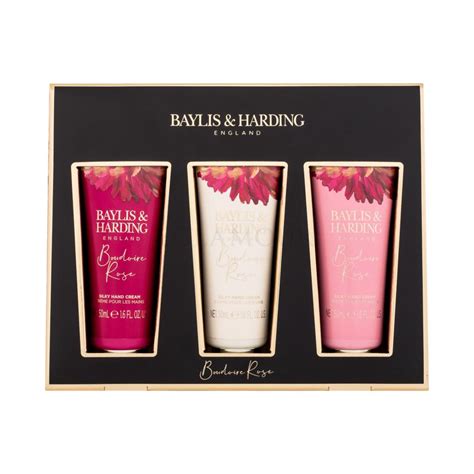 Baylis Harding Boudoire Rose Gift Set Zestaw dla kobiet Krem do rąk x ml Perfumeria