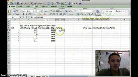And show you how you can use some of the underlying formulas and other tools to make better use of excel. Calculate Percent Change in Excel - YouTube