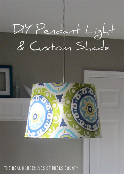 Diy Pendant Light And Custom Shade East Coast Creative
