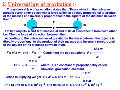 Ppt Chapter 10 Gravitation Powerpoint Presentation Free Download Id5747596