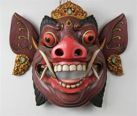 King Of Bali Mask Badawang Art