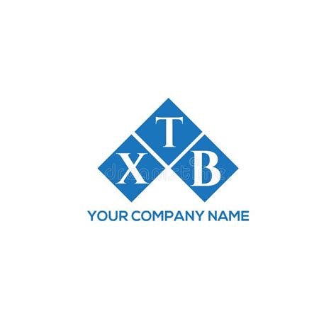 Xtb Letter Logo Design On White Background Xtb Creative Initials