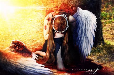 Angel Of Broken Wing By Elissandro Deviantart Com On Deviantart Angel Fallen Angel