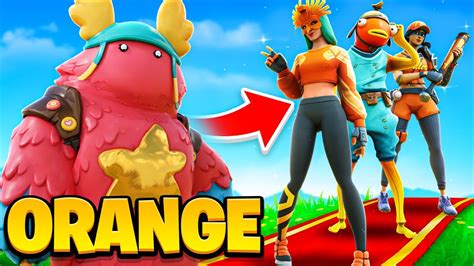 Orange Fortnite Fashion Show Skin Competition Best Orange Skin