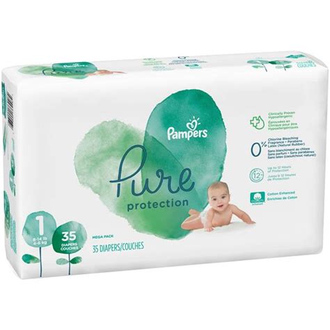 Pampers Pure Protection Size 1 Diapers Hy Vee Aisles Online Grocery