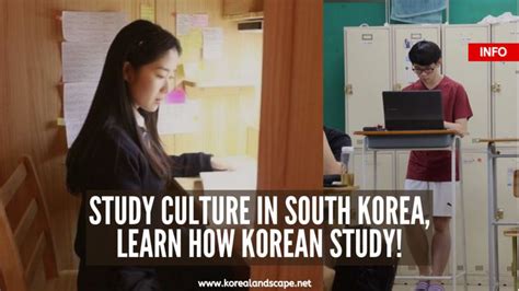 Study Culture In South Korea Learn How Korean Study For Exam