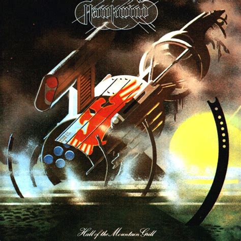 Hawkwind 1974 Hall Of The Mountain Grill Album Cover Art Psychedelic