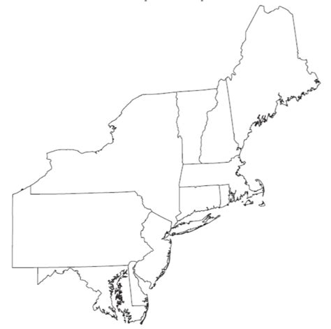 Northeast States And Capitals Diagram Quizlet